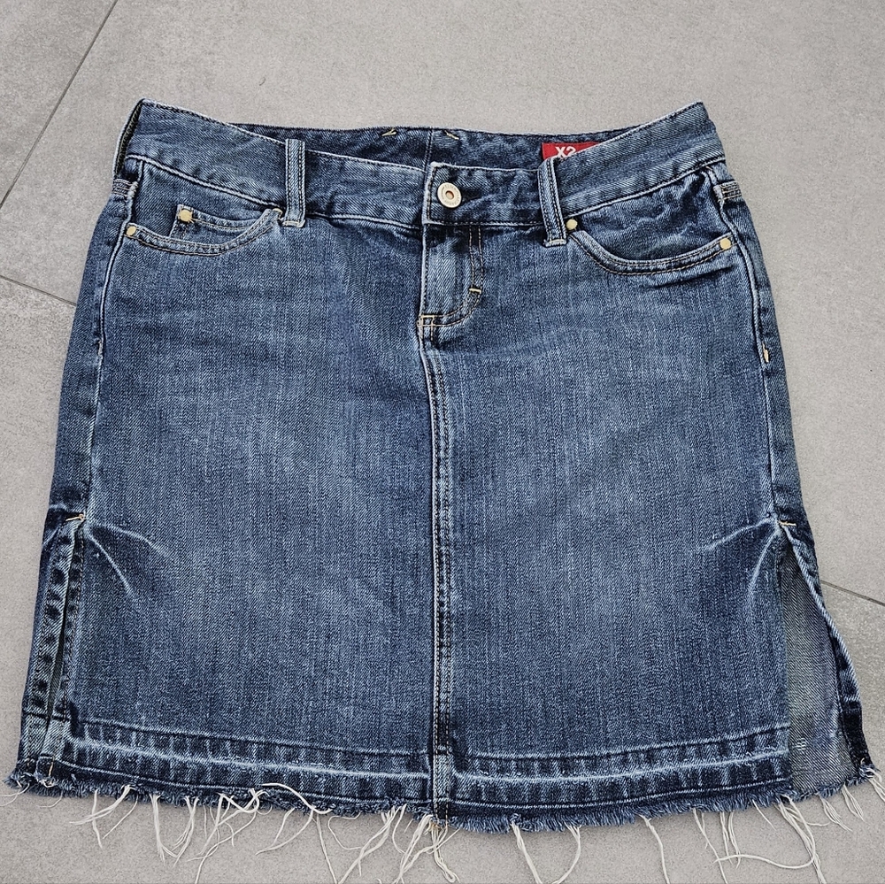 X2 Denim Mini Skirt